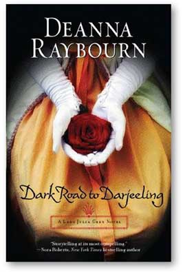 Dark Road to Darjeeling, Lettering, book cover art, type design, Deanna Raybourn, Cover Harlequin