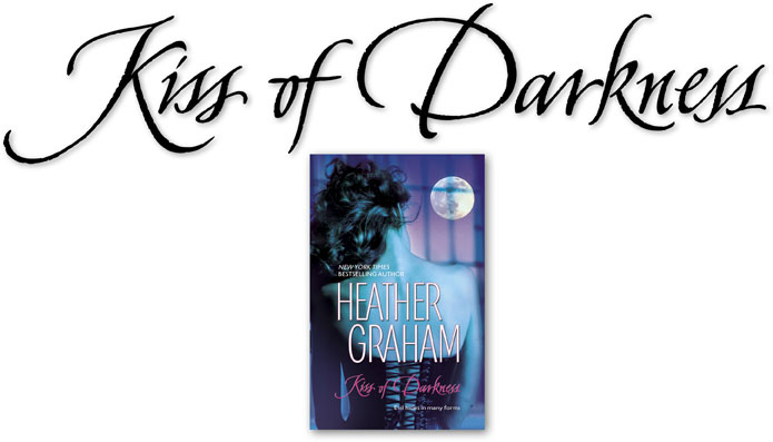 Book Cover Art | Hand Lettering | Heather Graham | Kiss of Darkness | Full Moon | Corset | Sexy | Ivan Angelic | Calligraphy