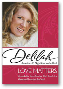 Delilah Love Matters Type Design Cover Art Talk Show Host