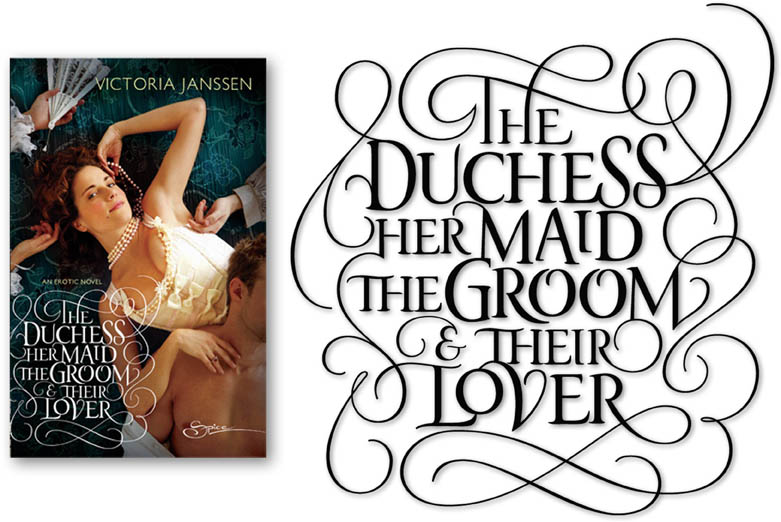 Harlequin - Duchess | Cover Art Type Design | Hand Lettering Design | Typography | Ivan Angelic