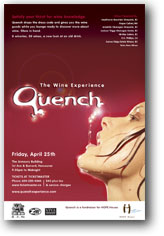 Quench Poster | Hand Lettering Convention Brand Poster | Sexy Girl