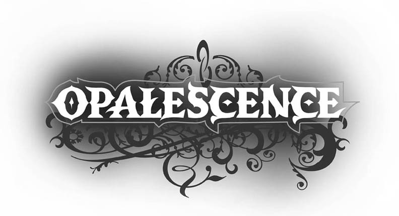 Opalescence | Goth Hand Lettering Type Design | Gothic Script | Vampire Flourish