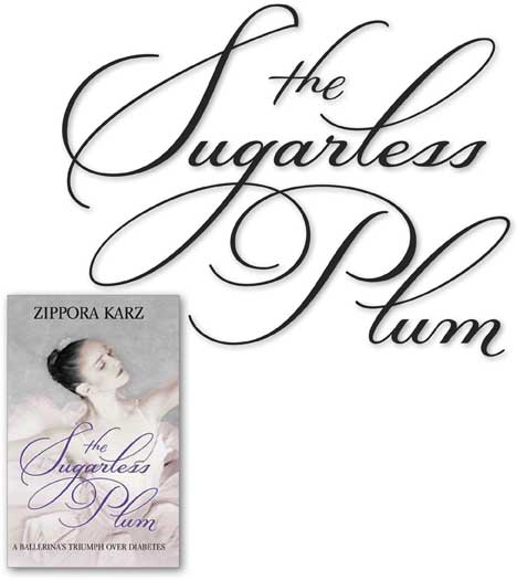 the Sugarless Plum | Diabetes | Book Cover Lettering Design | Zippora Karz