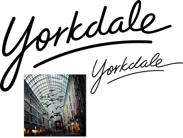 Yorkdale Mall Lettering