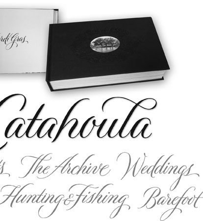 Picture Catahoula | Hoffmann Angelic Design | Calligraphy | Spencerian | book | album | memory | Jude Theriot | historic