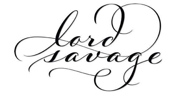 Lord Savage Lettering | Hoffmann Angelic Design | x height | swooping | flourish