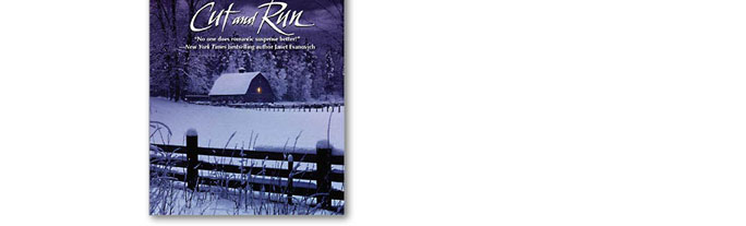 Book Titling | Cut and Run | Carla Negger Harleqion | Hoffmann Angelic Design | Suspense | Romance | Winter | barn | Lettering | calligraphy