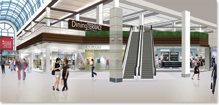 Brand Design For Richmond Centre Dining Terrace | Shopping Mall | Hoffmann Angelic Design | ivan | Andrea | guest services | dining terrace | 