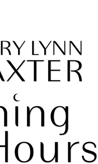 Hand Lettering Design for Book Title and Author Logotype |Evening Hours | Mary Lynn Baxter | Harlequin | Romance | Hoffmann Angelic Design | crescent moon | Type design | romance