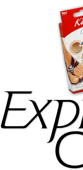 Express On | Package Logo Type Design | Kiss Products | Nail Art Product | Hoffmann Angelic Design | Toe Nails | french | manicure | nails 