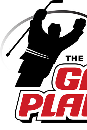 Custom Type Design | Book Cover Art | The Game Plan | Brand | Hockey | Coach Ken Gordon | life without limits enterprises | inspirational speaker | life lessons | coach | coaching | hockey BC Children's Hospital | Puck