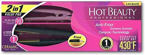 Hot Beauty Professional Package | Lettering | Package | Hoffmann Angelic Design | Pink | Flat iron | hairstylist