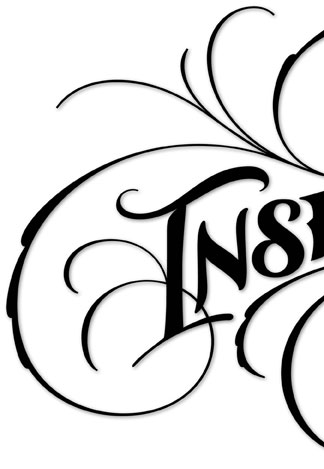 inspire | Hoffmann Angelic Design | web puzzle | lettering | goth | gothic | tattoo | ivan Angelic | teen | canadian | flourishes | youth