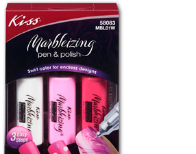 Hand Lettering Package Design for Nail Product | Marbleizing | Kiss