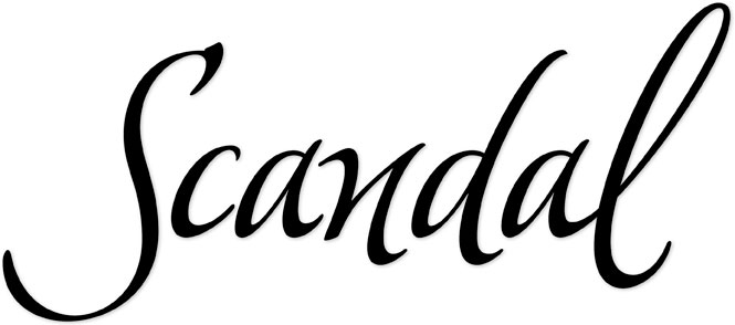 Scandal Hand Lettering | Elizabeth Essex | Author | Hoffmann Angellic Design | Romance Novel