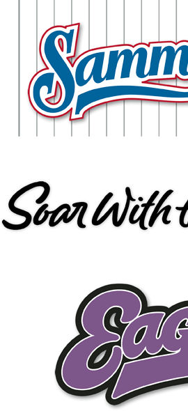 Sammy Sosa, Soar with the Eagles, Eagles Lettering | Hoffmann Angelic Design | Ivan Angelic | baseball | hockey | sports