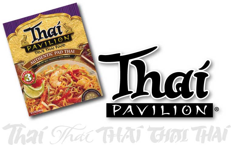 Thai Pavilion Packaging Lettering Design | Product Brand | Hoffmann Angelic Design | Ivan Angelic | Stir-fry Noodles | handlettering | mockups