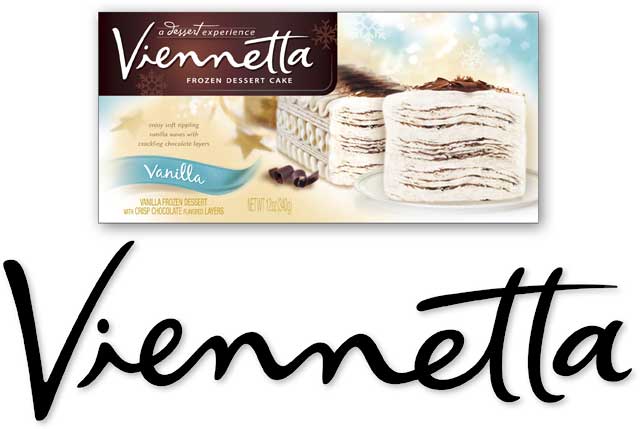 Viennetta Ice Cream | Product Logo | Brand | Hand Lettering Packaging | Type Design | hoffmann angelic design | cake | luxury | vanilla | smooth