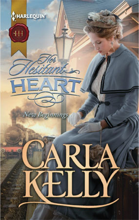 The Hesitant Heart | Carla Kelly | Western Romance | Harlequin | Hoffmann Angelic Design